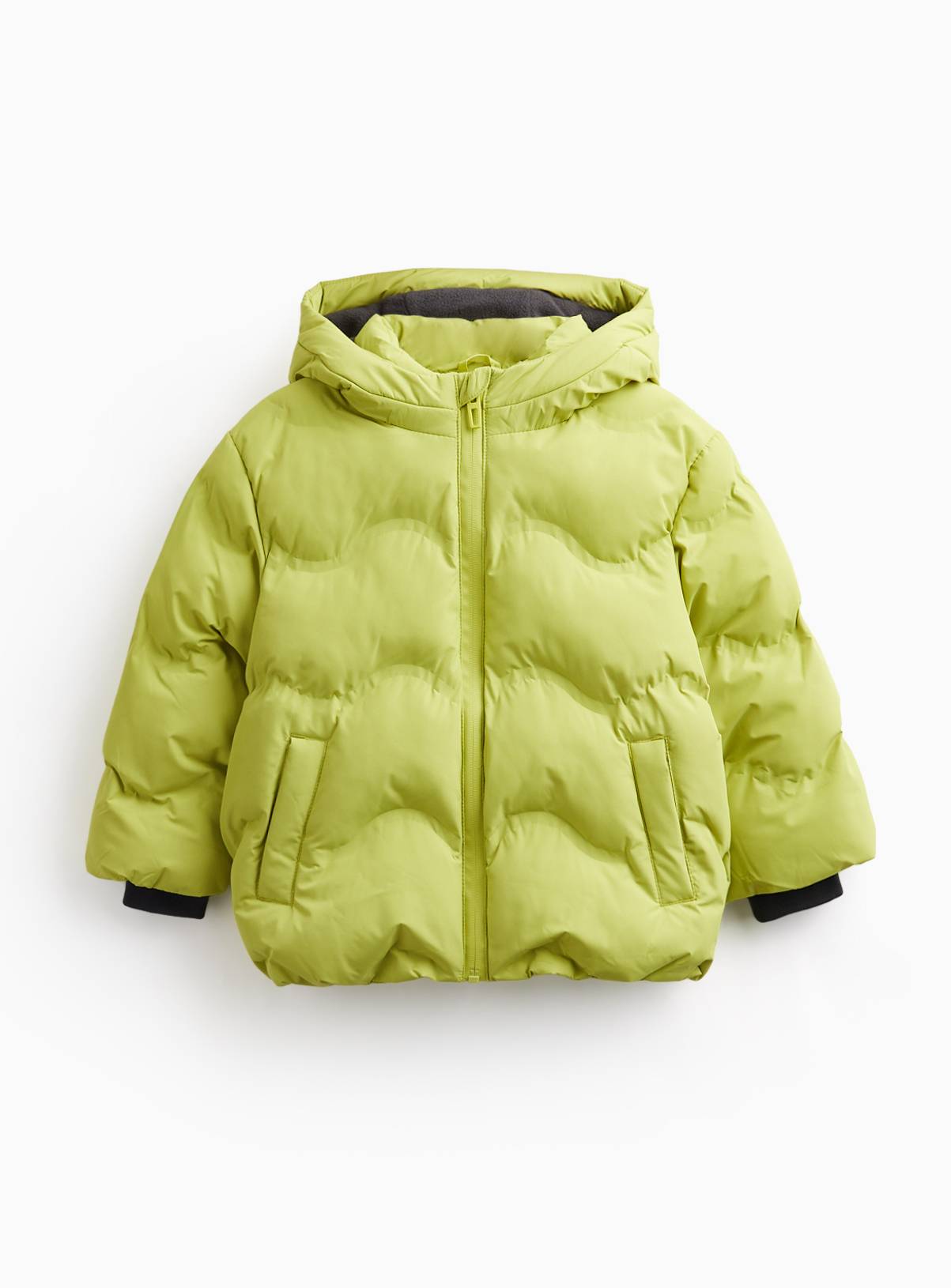 Lime Heatseal Puffer Jacket  5-6 years - Image 1